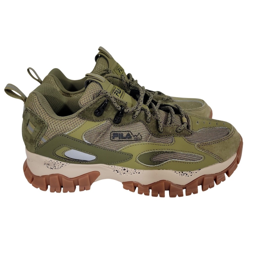 FILA Echappe LX Matcha Women's Olive Size 9 Sneakers FS253OD03X012370 EUC